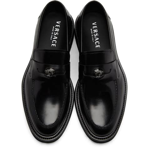 versace loafers medusa face|versace penny loafers.